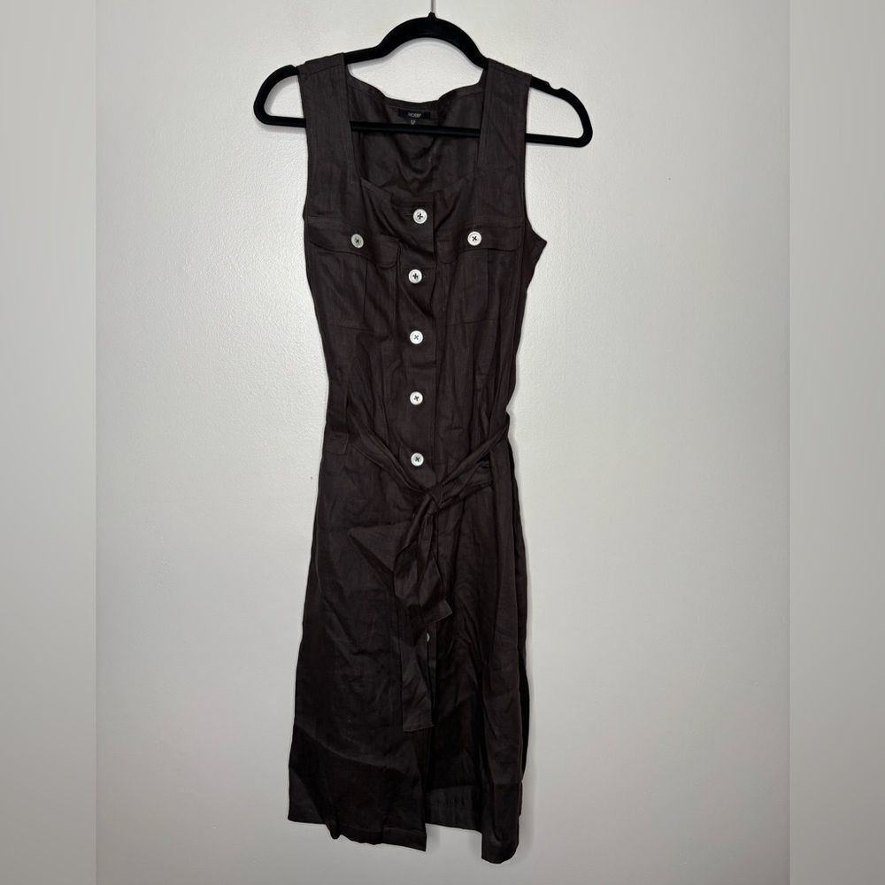 HOBBS UK Sleeveless Safari Button up Dress